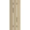 Ekena Millwork Rustic Three Board Spaced Board-n-Batten Sandblasted Faux Wood Shutters w/Z-Board, 17 1/2W x 24H, PR SHUBSZ17X24SDPR - alternate 10
